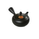 Teapot Takasuke Black Ceramic Mesh 320 Front Product Image